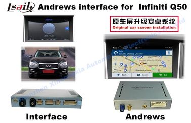 Interfaccia automatica di INFINITI Q50 Android con WIFI/Bluetooth 3G/macchina fotografica di retrovisore