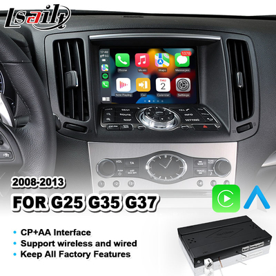 Interfaccia Lsailt Carplay per Infiniti G25 G35 G37 Skyline 370GT (V36) 2008-2013 Anno