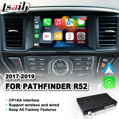 Interfaccia automatica senza fili di Android Carplay di integrazione dell'automobile di Lsailt per Nissan Pathfinder 2017-2019 R52