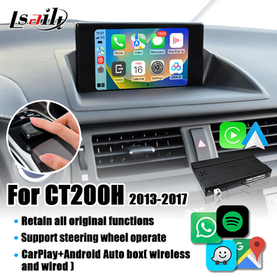 Modulo senza fili di Lsailt CarPlay per Lexus CT200 2013-2022 con l'auto di Android, Google Map