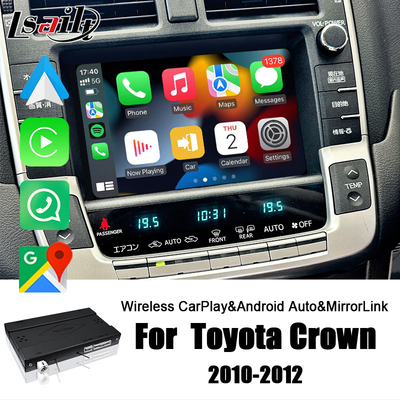 Toyota CarPlay senza fili collega l'interfaccia automatica di Android per la corona, Land Cruiser LC200