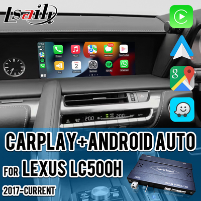 Interfaccia wireless CarPlay Android Auto GPS Navigation per Lexus LC500h 2017-attuale NX LX LS GS di Lsailt