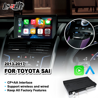 Interfaccia wireless CP AA Android Auto Carplay per Toyata SAI G S AZK10 2013-2017