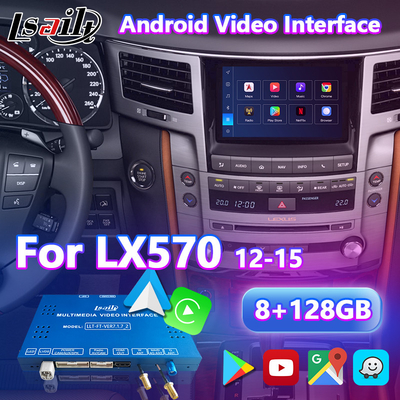 Interfaccia video del sistema multimediale Android Lsailt per Lexus LX 570 LX570 2012-2015