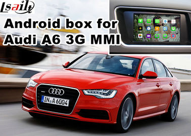Il video centro del quadrato del dispositivo di navigazione dell'automobile dei Gps di retrovisore di collegamento dello specchio dell'interfaccia di Audi A6 S6 un CPU di 1,6 gigahertz
