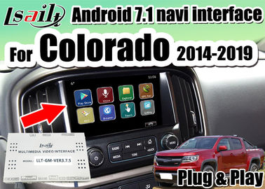 32G ROM Multimedia Video Interface For Chevrolet Colorado 2014-2018 immagini di supporto di visualizzazione due nello stesso schermo