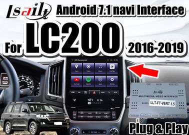 Interfaccia automatica di Lsailt Android per Land Cruiser 2016-2019 LC200 con CarPlay incorporato, YouTube, navigazione di GPS