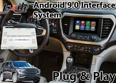 Scatola di navigazione dei Gps dell'automobile di Lsailt Android 9,0 per interfaccia di Carplay di acadia di GMC la video