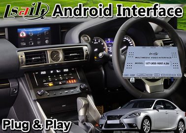 Interfaccia di multimedia di Lsailt Android la video per Lexus IS350 È con il navigatore di modello di controllo 13-16 Carplay GPS del topo