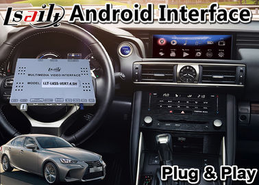 Interfaccia dell'automobile di Lsailt Android la video per Lexus 2017-2020 È controllo del topo 300h, scatola di navigazione di GPS per IS300h