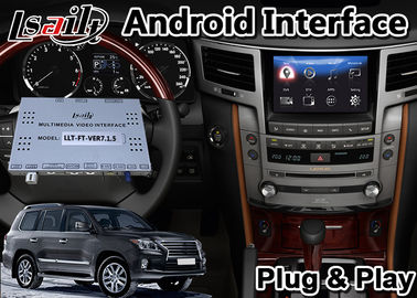 La video interfaccia di Lsailt Android per Lexus 2012-2015 LX570 con il supporto di Youtube Wifi di navigazione di GPS aggiunge ADAS e Carplay