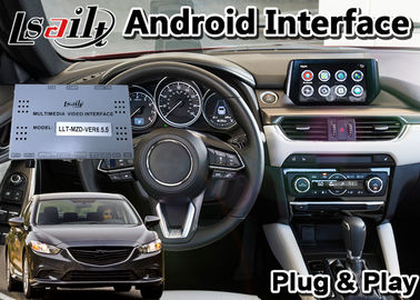 Interfaccia di multimedia di Lsaitl Android la video per Mazda 6 2014-2020 automobili MZD collega il sistema, la navigazione Mirrorlink di GPS
