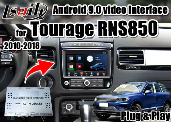Interfaccia di multimedia di Lsailt CarPlay&amp; Android video per il supporto YouTube, gioco di Tourage RNS850 2010-2018 di Google