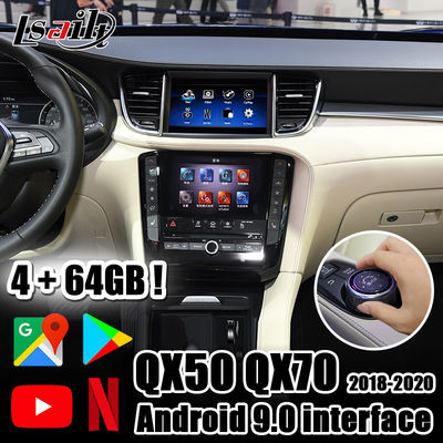 interfaccia di multimedia di 4G PX6 CarPlay&amp; Android video con YouTube, Netflix per Infiniti 2018-2021 QX60 QX80 QX50