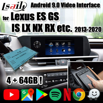 4GB CarPlay/multimedia di Android collegano mediante interfaccia per Lexus a YouTube, NetFlix, Waze NX LX GX RX LC CT RC LS