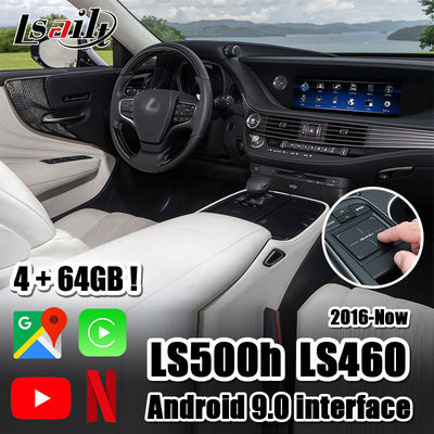 Scatola dell'interfaccia del video di Lsailt Android 9,0 per Lexus es LS GS RX LX 2013-21with CarPlay, Android LS600 automatico LS460