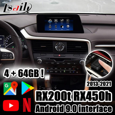Lsailt Lexus Video Interface per 2013-2021 NX con CarPlay, NetFlix, auto di Android per RX200t RX450h LX570 LX460d