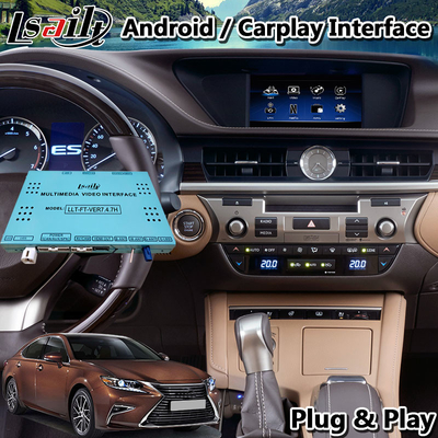 Interfaccia Carplay di multimedia automatiche di Lsailt Android video per Lexus ES250 ES300H ES350 ES200 es 2012-2018