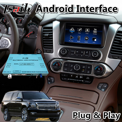 Interfaccia di multimedia di Lsailt Android Carplay video per Chevrolet Suburban GMC Tahoe
