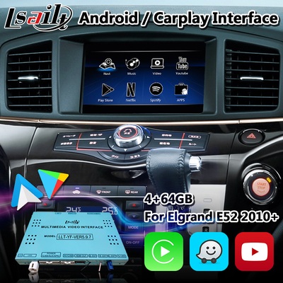 Lsailt Nissan Multimedia Interface Android Carplay Box per Elgrand E52 Patrol Pathfinder