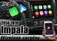 Il multi schermo interattivo visualizza l'interfaccia di Carplay per Chevrolet Impala 2014-2019