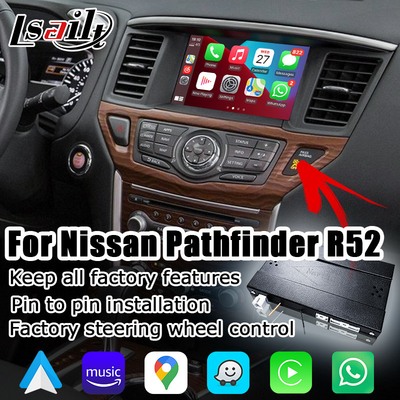 Lsailt Wireless Carplay Android Auto Interfaccia Per Nissan Pathfinder R52 IT08 08IT