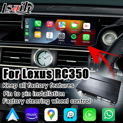 Radio carplay per l'auto di androide di Lexus RC RC350 RCF RC200t RC300h RC300