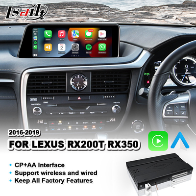 Interfaccia wireless Android Auto Carplay per il controllo del mouse Lexus RX350 RX200T RX 350 2016-2019