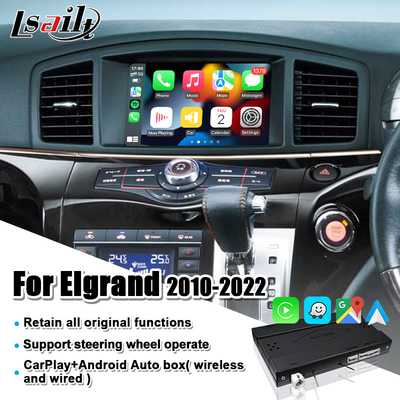 Nissan CarPlay Interface con l'auto di Android, YouTube, Spotify per Elgrand, pattuglia, armada, esploratore