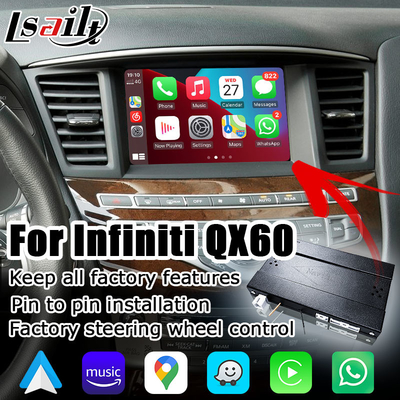 Aggiornamento automatico di androide carplay senza fili di stile dell'OEM di Infiniti QX60