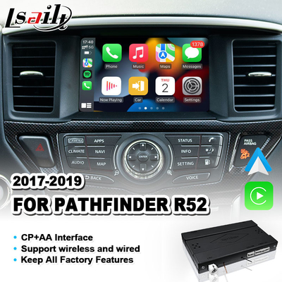 Car Integration Wireless Android Auto Carplay Interface per il 2017-2019 Nissan Pathfinder R52