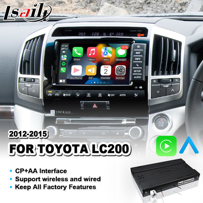 Interfaccia automatica senza fili di Toyota Carplay Android per Land Cruiser 200 V8 LC200 2012-2015