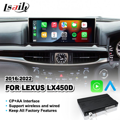 Interfaccia wireless CP AA Android Auto Carplay per Lexus LX 450d 570 570s VDJ200 J200 2016-2021