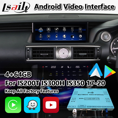 Lsailt Android Carplay Interface per Lexus IS200T IS300H IS350 IS300 F Sport AWD IS XE30 2017-2020