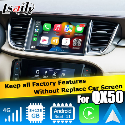 Carplay Navigation Android Navigation Video Interface Infiniti QX50 2018