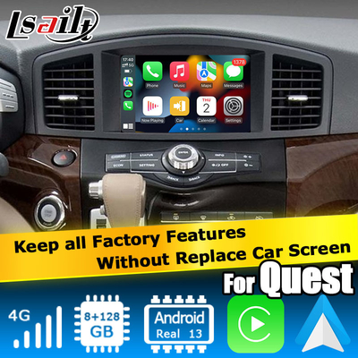 Interfaccia wireless Carplay per il sistema Android 13 Nissan Quest RE52 Elgrand E52 2011-2020