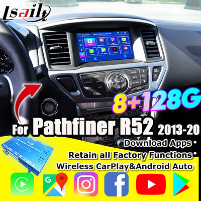 Nissan Multimedia Interface 8G Android 13 Interfaccia di infotainment per Pathfinder R52 2013-2020 Armada Patrol con CarPlay