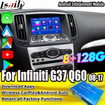 Modulo di infotainment Android 8G per Infiniti G35 G37 Q60 Q40 2008-2016 Include YouTube, Google Play di Lsailt