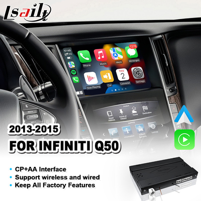 Interfaccia di integrazione wireless Android Auto Carplay per Infiniti Q50 2013-2015