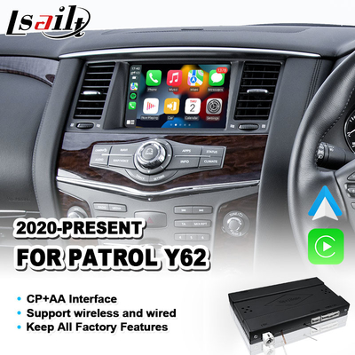 Carplay Android Auto Multimedia Interface per il 2020-2023 Nissan Patrol Y62