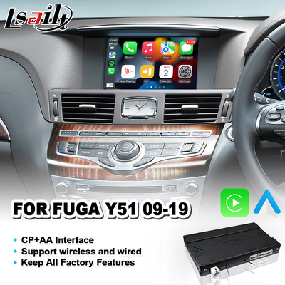 Android Auto OEM integrazione Video Interface Carplay per Nissan Fuga Y51 2009-2019