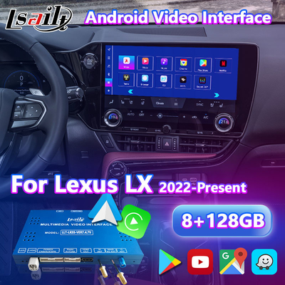 Lsailt Android Carplay Interfaccia video multimediale per 2022-Presente Lexus LX LX500d LX600 LX700h