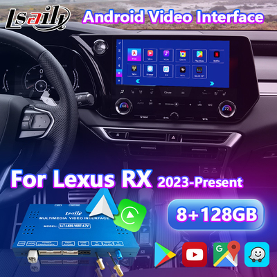 Lsailt Android Carplay Interfaccia video multimediale per 2023-Presente Lexus RX RX350 RX350h RX450h RX500h AL30