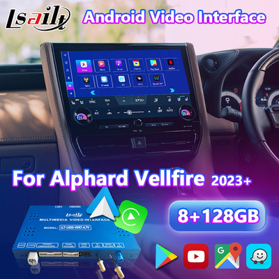 Interfaccia video multimediale Android Carplay per Toyota Alphard Vellfire Serie 40 del 2023