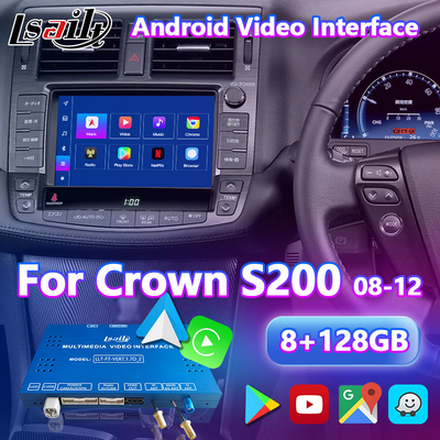 Lsailt Android Multimedia Video Interface per il 2008-2012 Toyota Crown S200 GWS204 GRS204 URS204 UZS207 Atleta Majesta