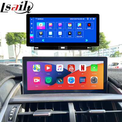 Schermo Android Lexus con CarPlay Wireless e Android Auto Touchscreen da 10,25 pollici | Scheda SIM e Display IPS con telecamere a 360 gradi