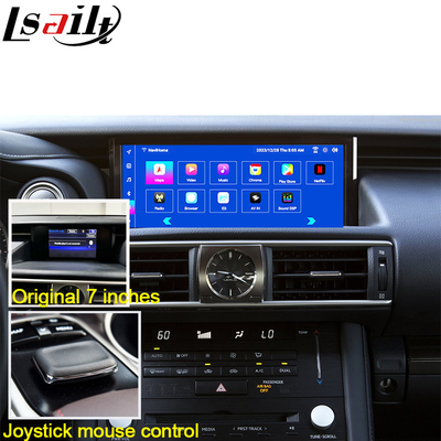 Schermo Android Lexus Android 13 Multimedia DisPlay 8 Core Qulcomm per LEXUS IS200T IS300H IS350 Supporto Controllo Joystick, YouTube, Google Play, CarPlay