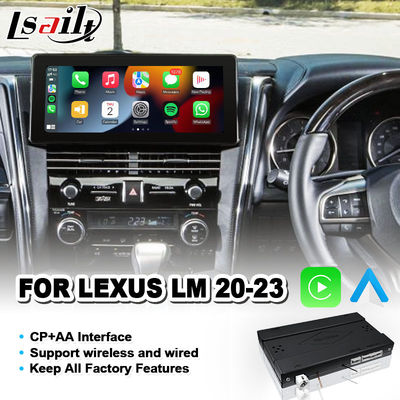 Lsailt OEM CarPlay Interface Module per il 2020-2023 Lexus LM 350 LM300h LM350 Factory Screen Wireless Android Auto