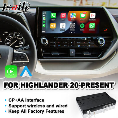 Lsailt Wireless Android Auto Carplay Interface per Toyota Highlander 2020