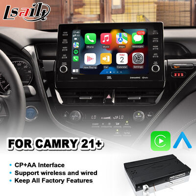 Interfaccia Lsailt Wireless Android Auto Carplay per Toyota Camry Hybrid XSE XLE SL SE XV70 2021-2024